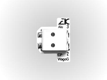 CPWago2059G - Wago Push Wire Leiterplattenklemme auf Grionec-Platine für Aluminiumplatinen