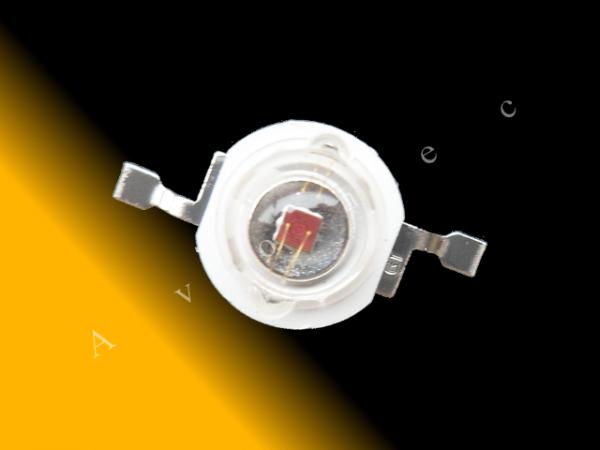 3W High Power LED 590nm - 600nm gelb