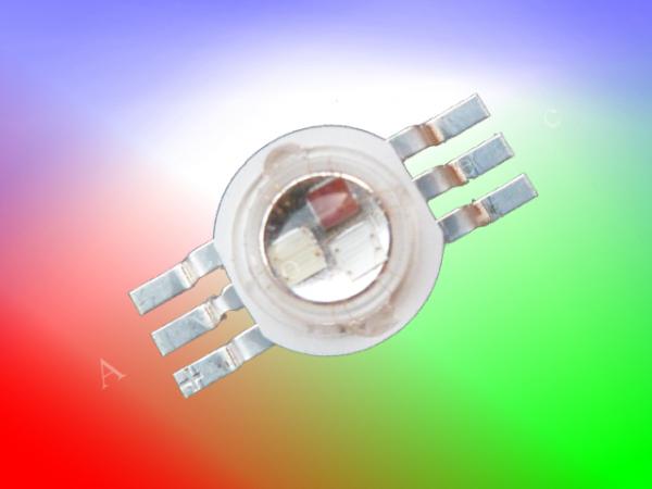9W High Power LED RGB ( 3 x 3W ) 6 pin