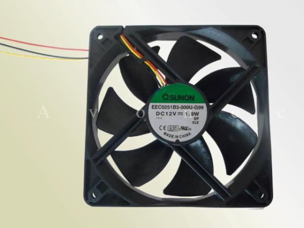 EEC0251B3-G99 Sunon Lüfter - 12V - 120mm x 25mm - 127.5m³/h - 34dB